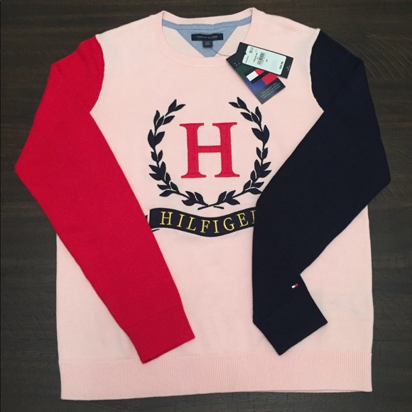 Tommy Hilfiger Sweaters - Tommy Hilfiger Archives pink sweater